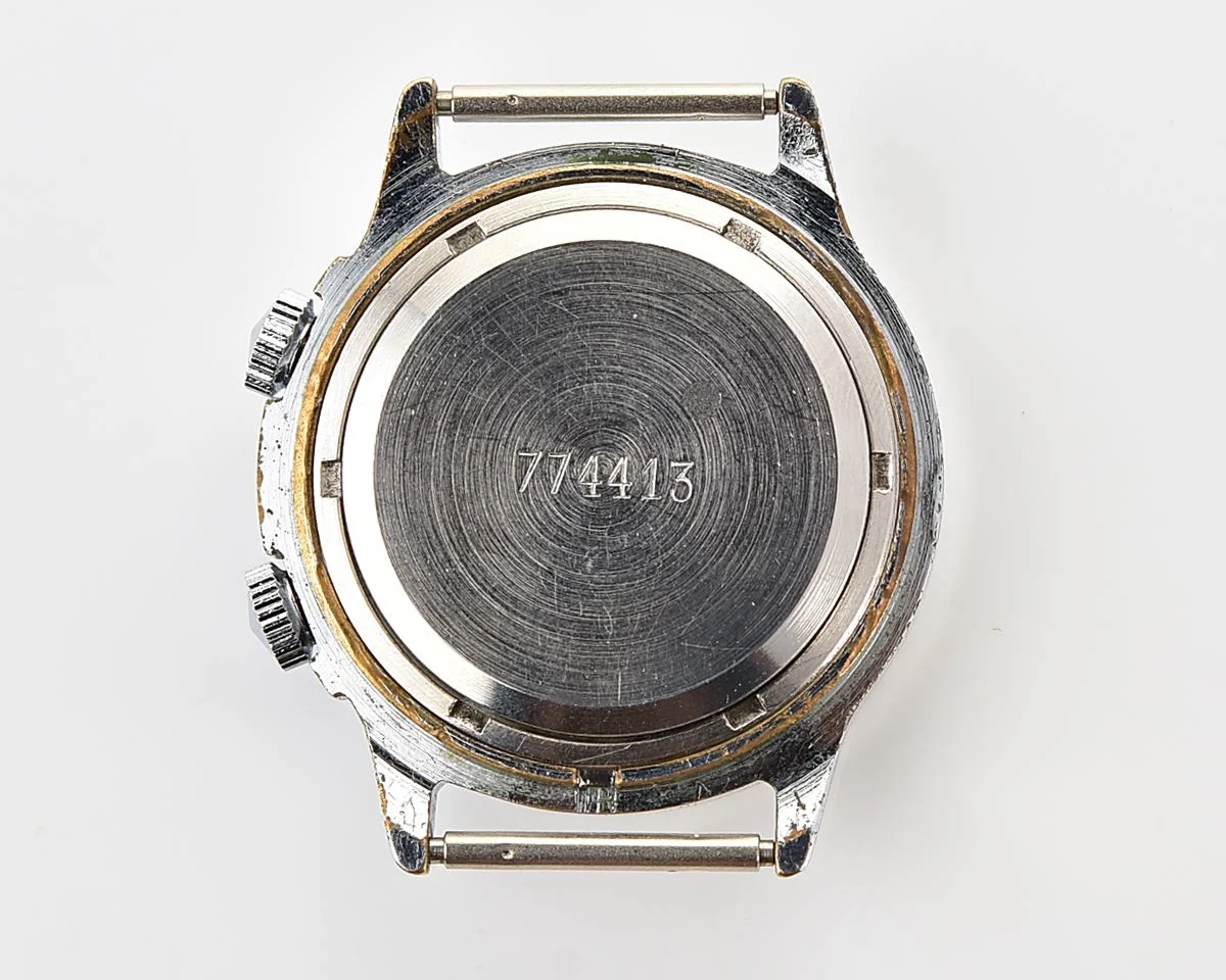 Soviet Poljot mechanical watch with alarm clock function