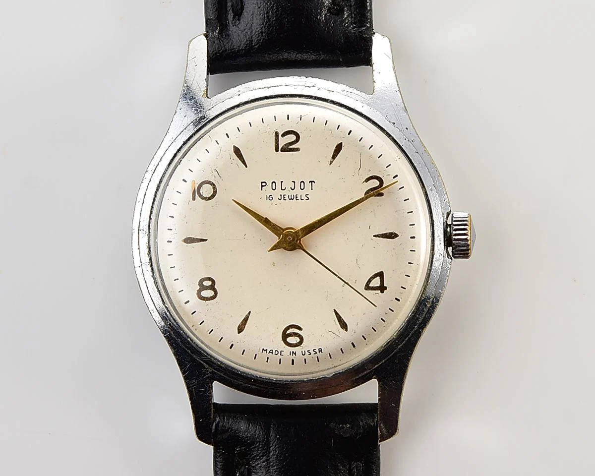 Excellent Soviet Poljot vintage mechanical wristwatch