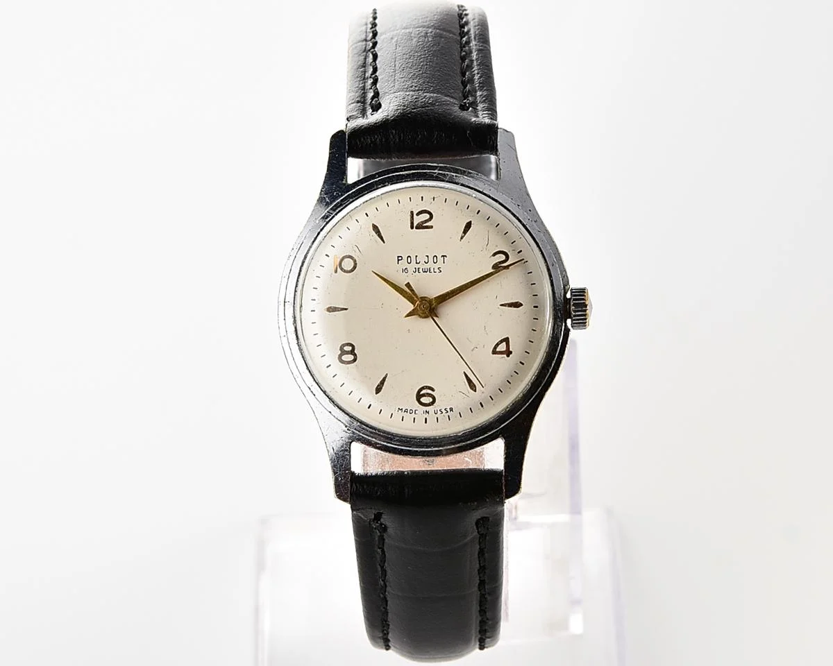 Excellent Soviet Poljot vintage mechanical wristwatch