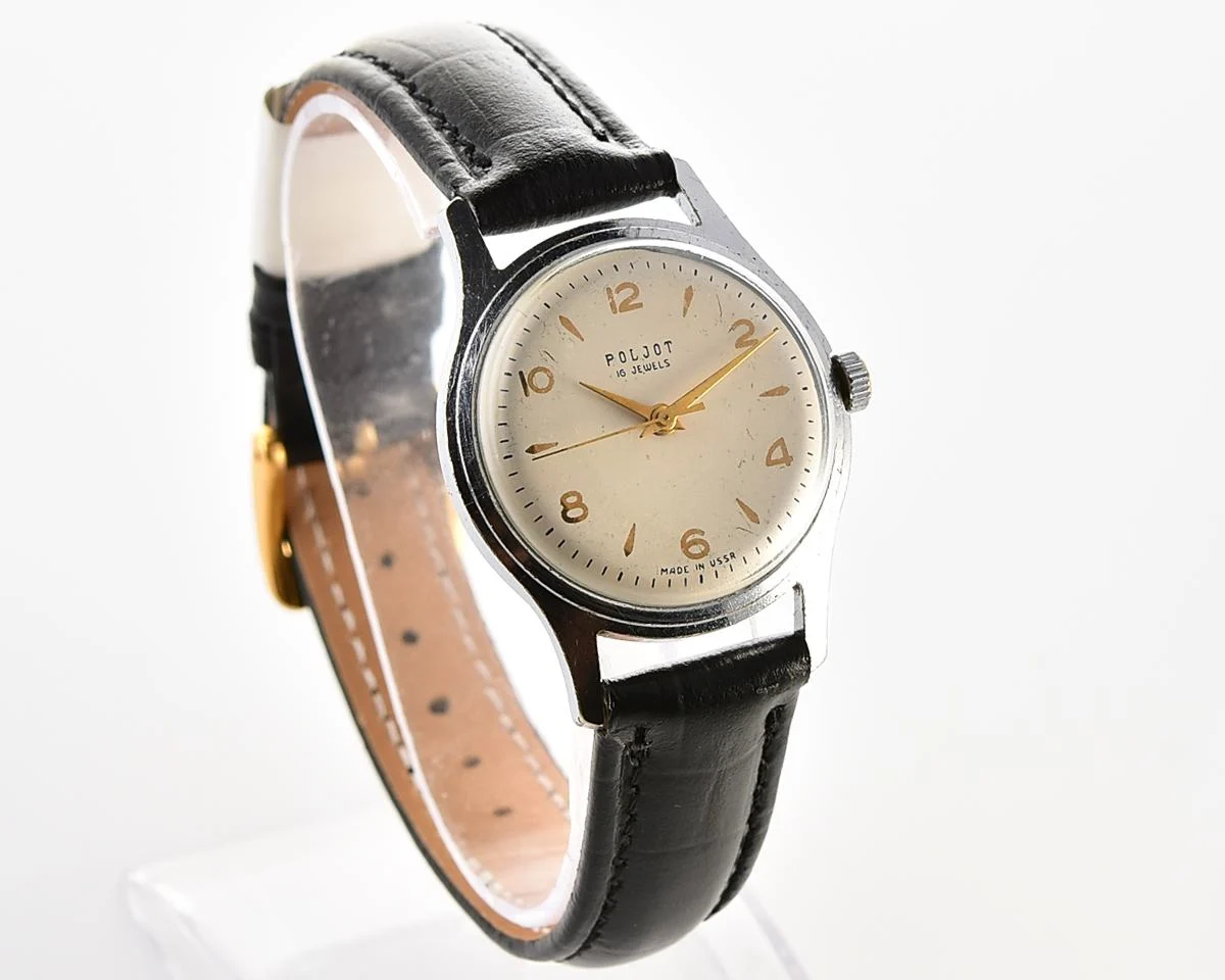Excellent Soviet Poljot vintage mechanical wristwatch