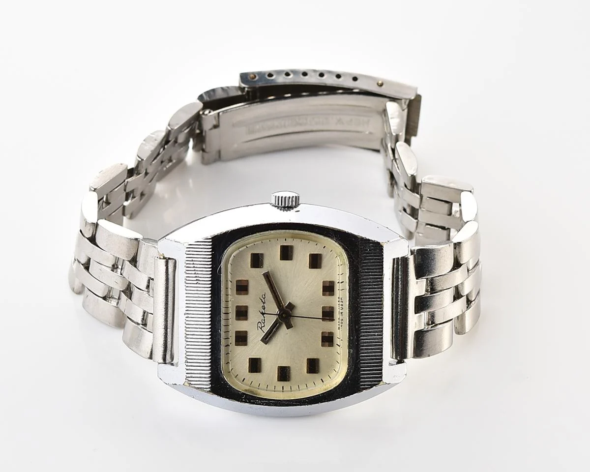 Vintage Soviet Raketa mechanical wristwatch