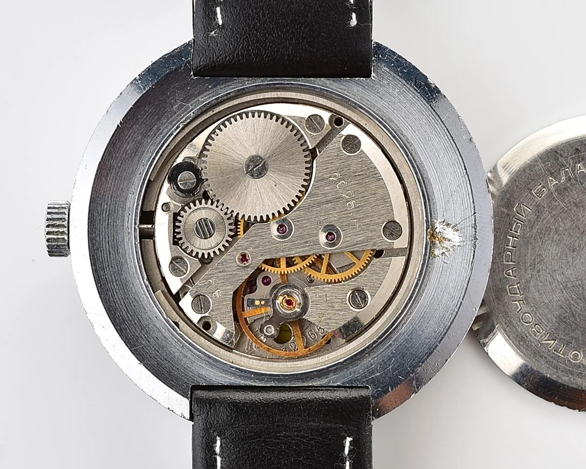Vintage mechanical Raketa Goroda(Cities) world time watch