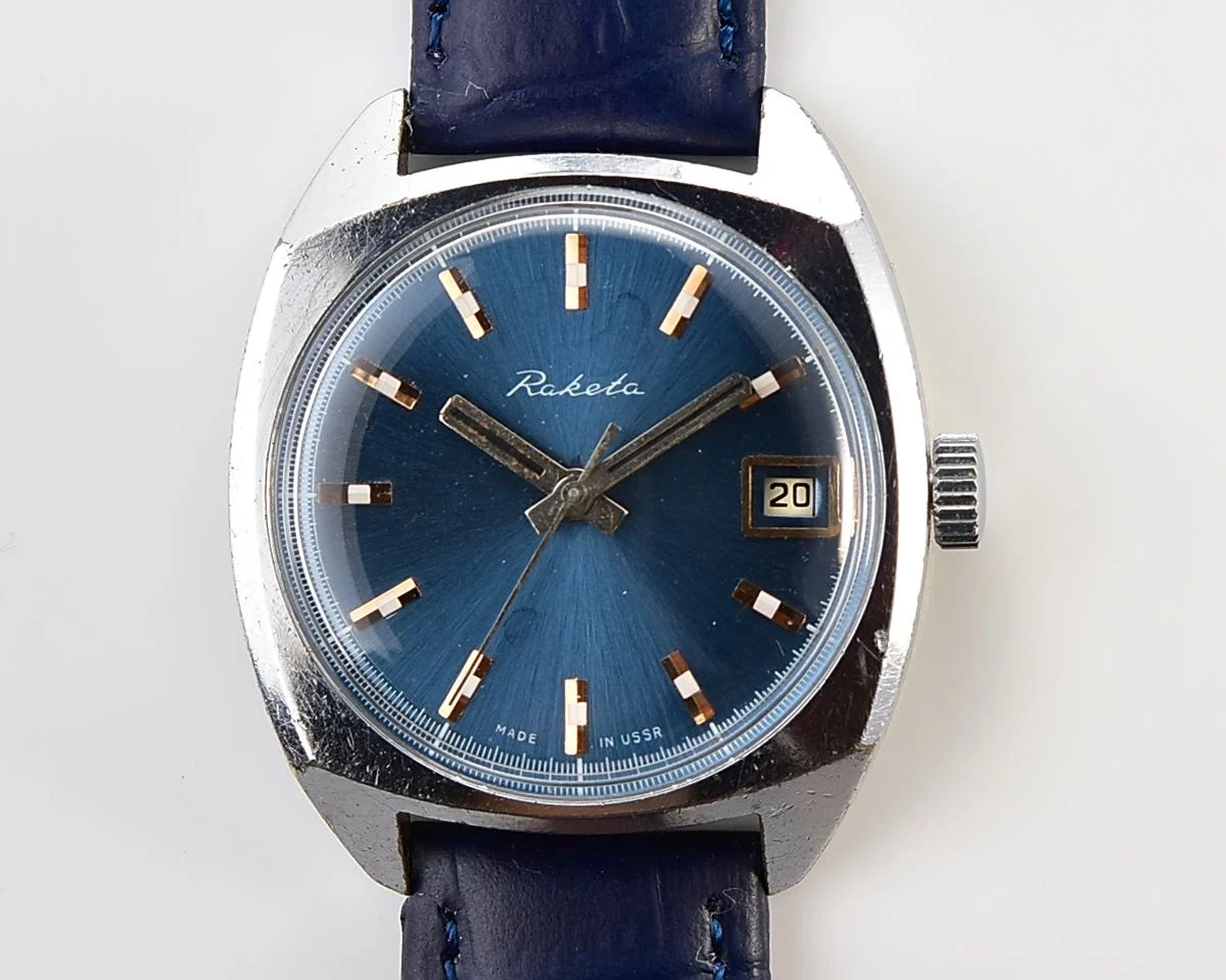 Soviet Raketa vintage mechanical watch