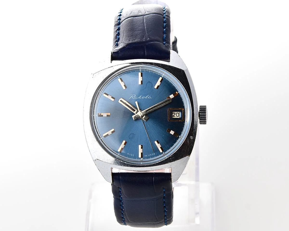 Soviet Raketa vintage mechanical watch