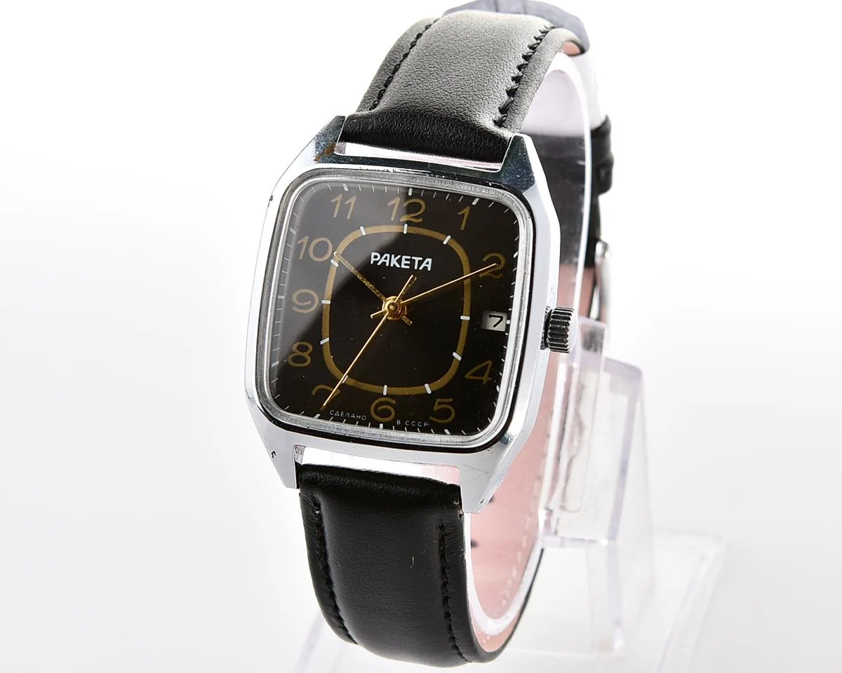 Vintage Soviet Raketa mechanical watch