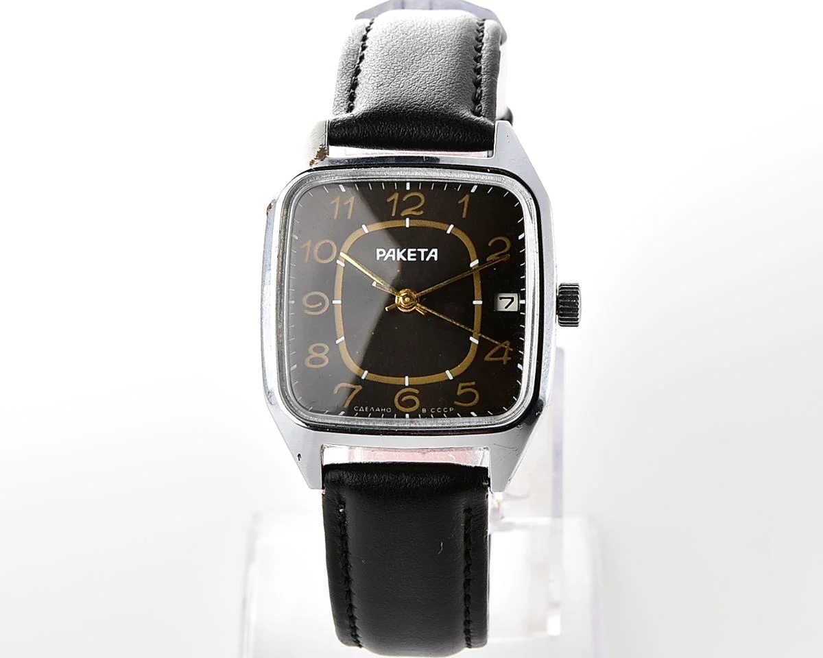 Vintage Soviet Raketa mechanical watch