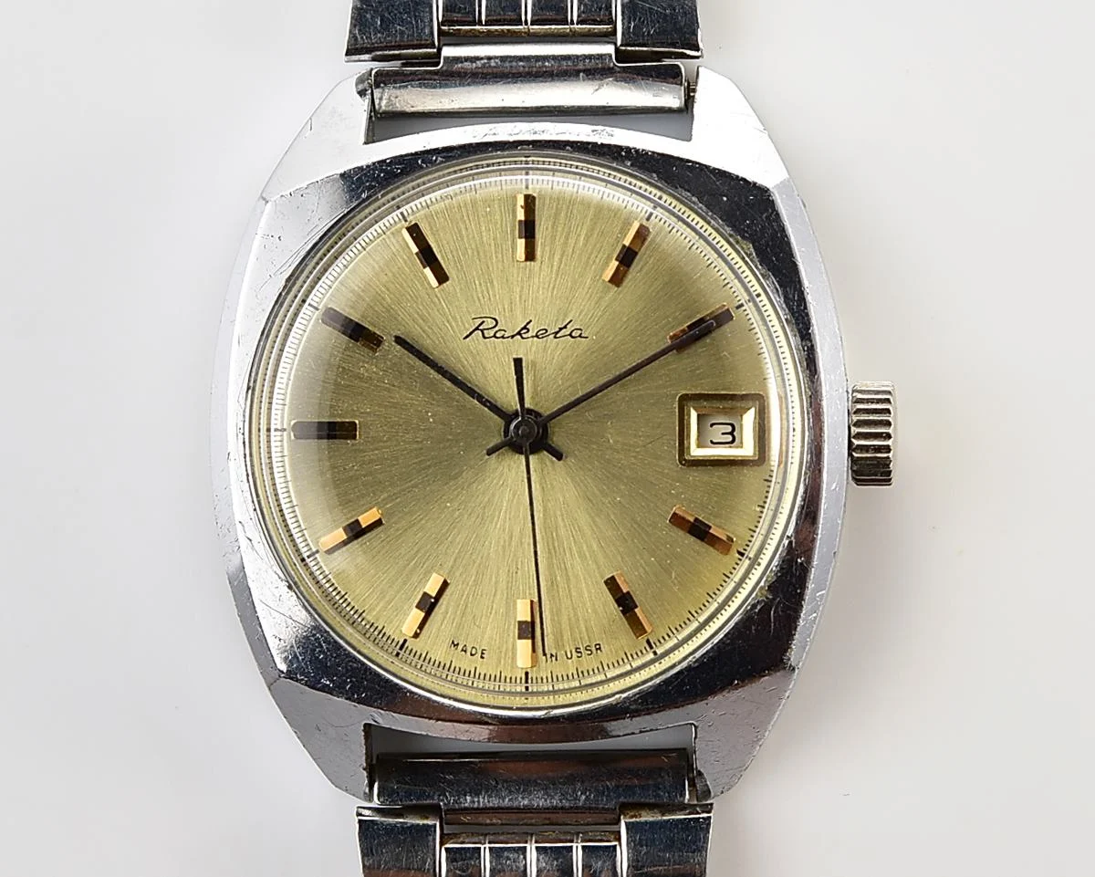 Soviet Raketa vintage mechanical watch
