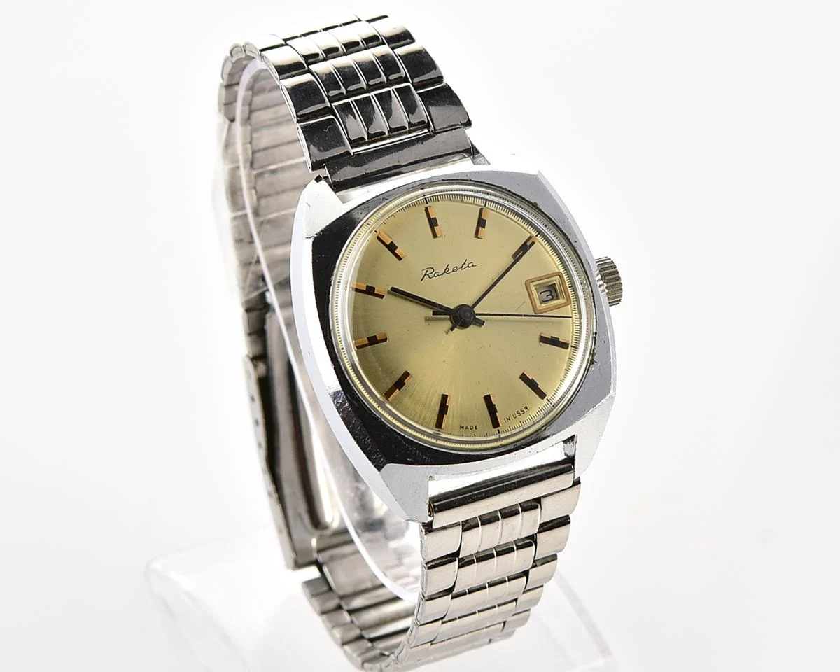 Soviet Raketa vintage mechanical watch