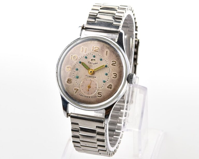 RARE! Vintage soviet SATURN mechanical watch from the 1950s