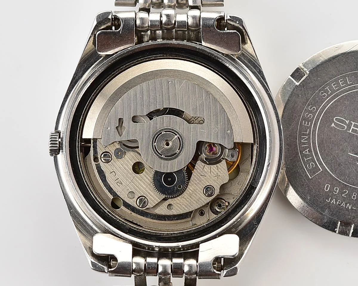Vintage Seiko 21 Jewels Automatic with Charcoal Sunburst Dial - from September 1970