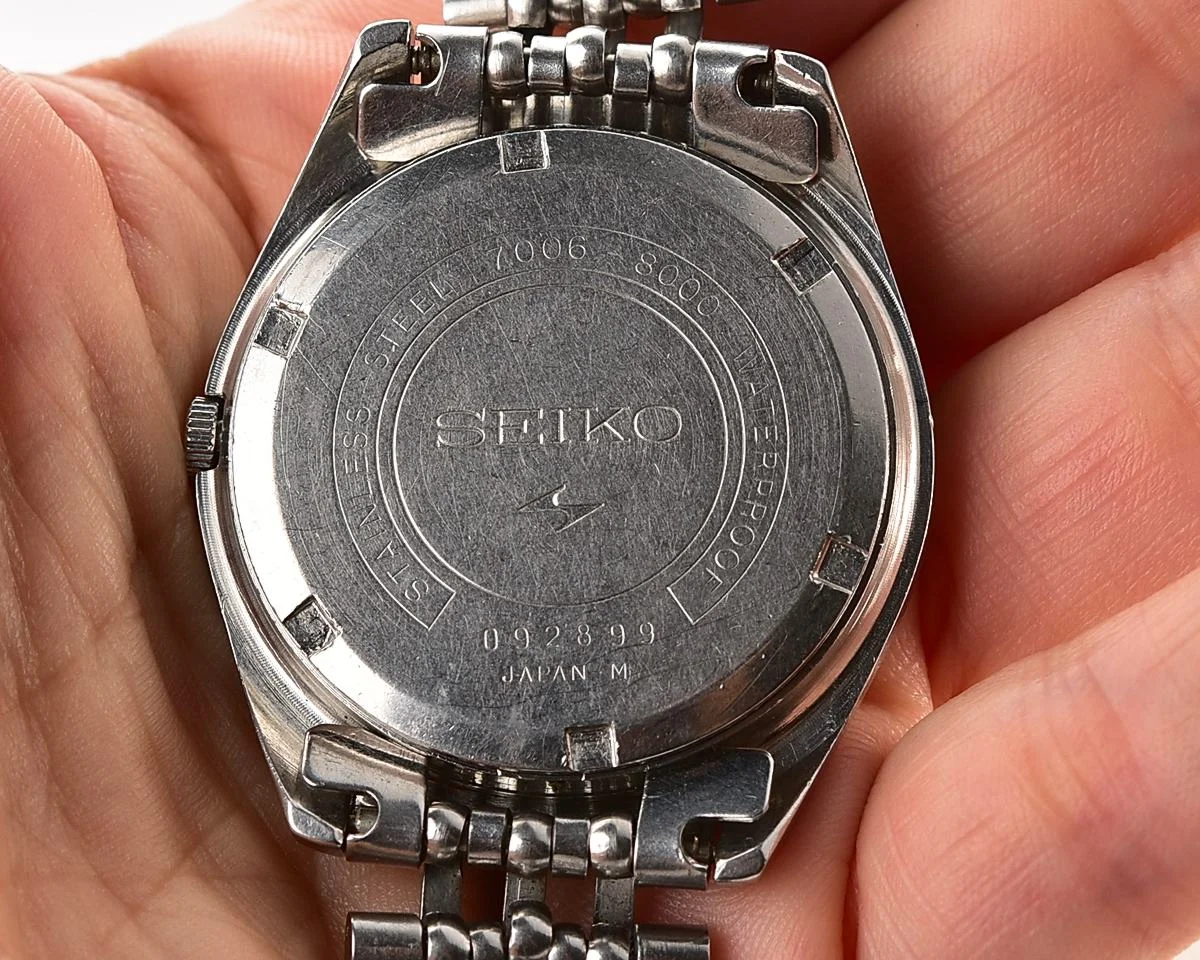 Vintage Seiko 21 Jewels Automatic with Charcoal Sunburst Dial - from September 1970