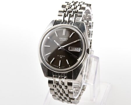 Vintage Seiko 21 Jewels Automatic with Charcoal Sunburst Dial - from September 1970
