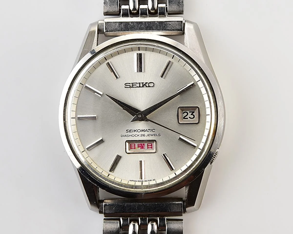 Vintage Seiko Seikomatic Weekdater – Silver Sunburst Day-Date Automatic from May 1966