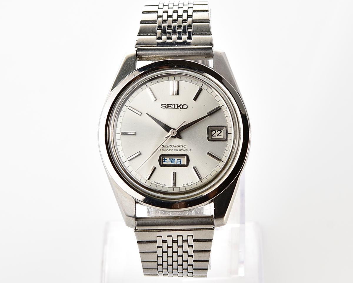 Vintage Seiko Seikomatic Weekdater – Silver Sunburst Day-Date Automatic from June 1966