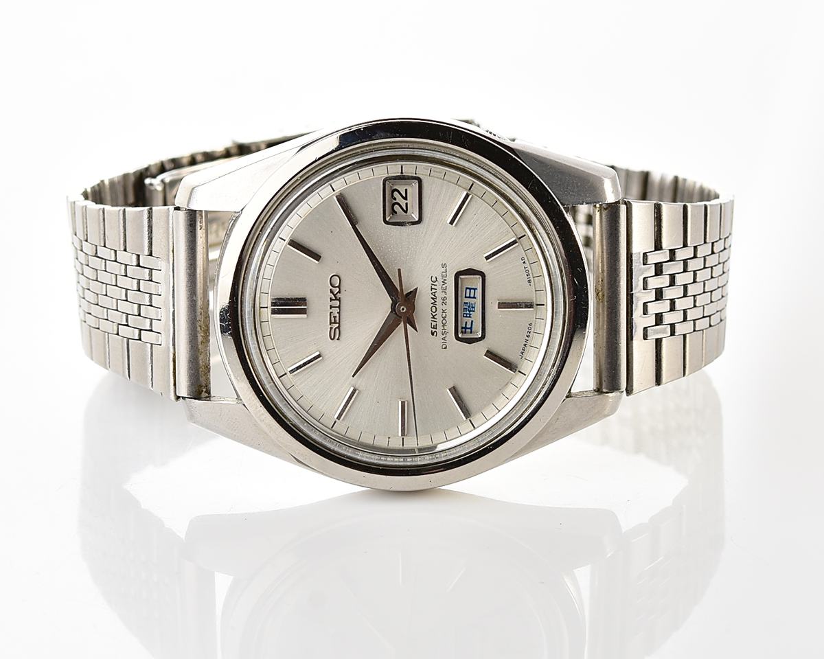 Vintage Seiko Seikomatic Weekdater – Silver Sunburst Day-Date Automatic from June 1966