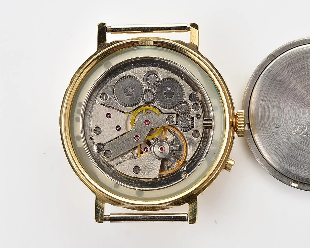 Excellent Slava Soviet gold-plated mechanical vintage watch