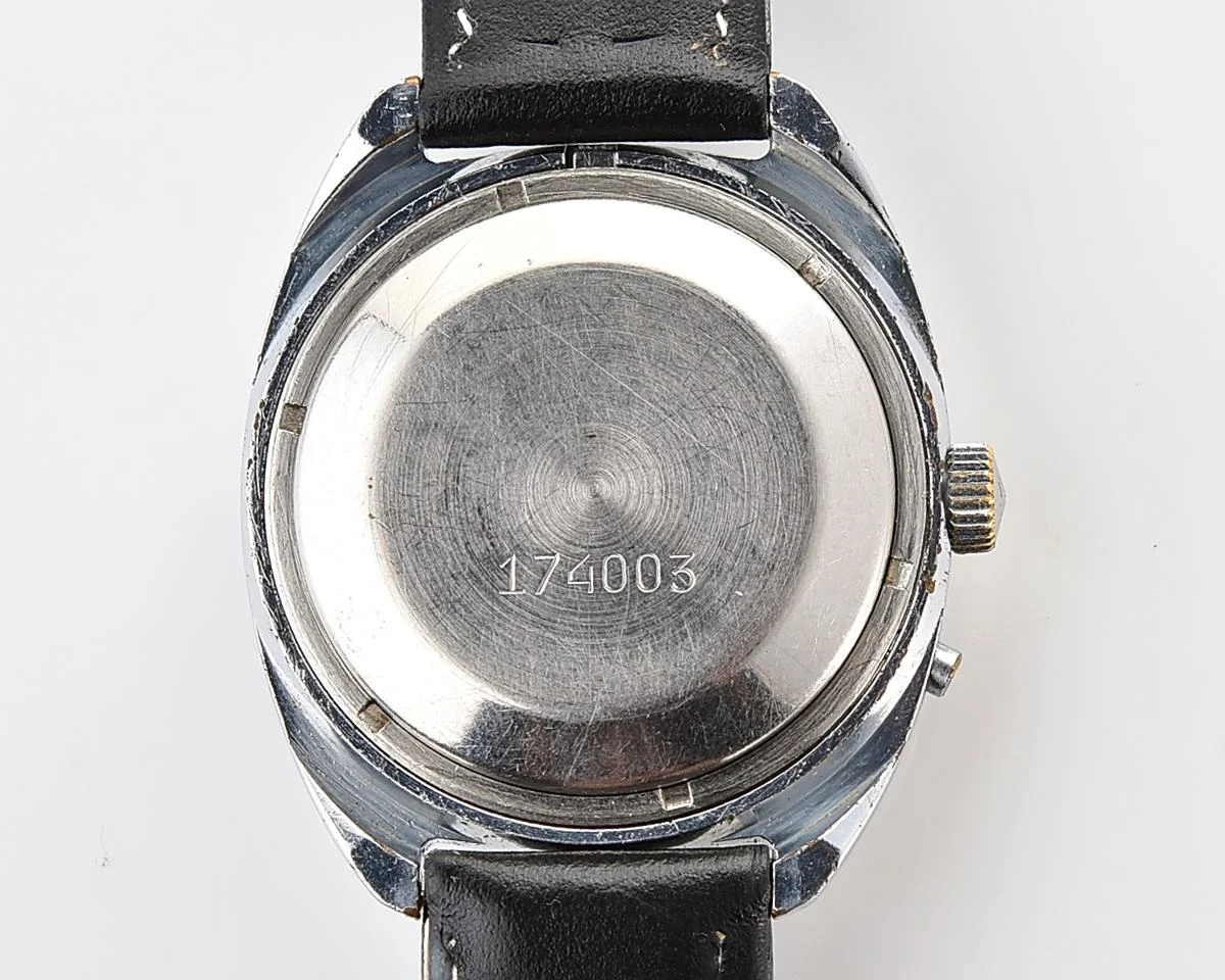 Slava Soviet mechanical vintage watch with automatic self-winding movement