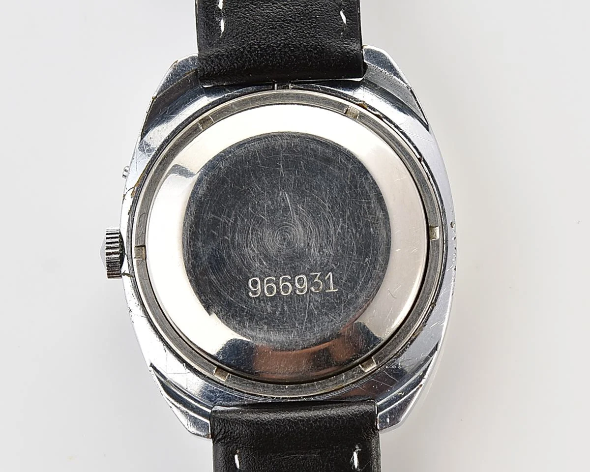 Slava Soviet mechanical vintage watch with automatic self-winding movement