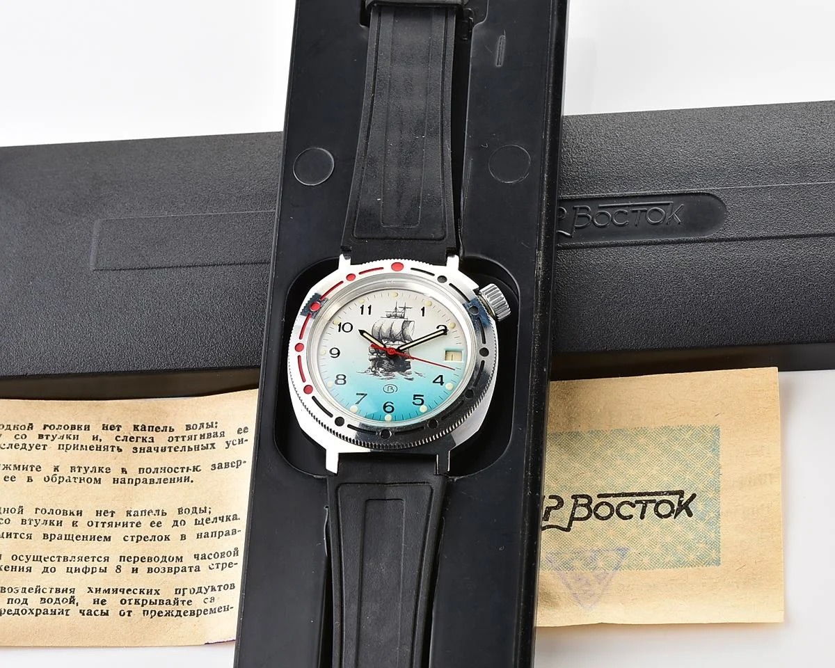 🇺🇦 TIME CAPSULE: Vostok Komandirskie mechanical watch, New Old Stock (NOS)!