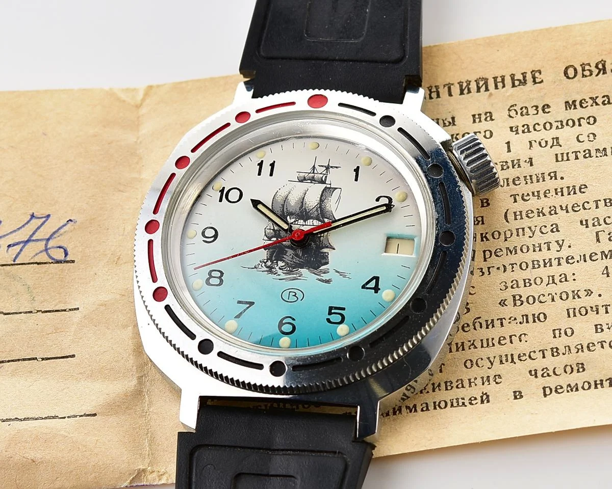 🇺🇦 TIME CAPSULE: Vostok Komandirskie mechanical watch, New Old Stock (NOS)!
