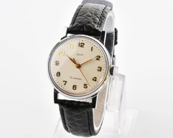Vintage Soviet mechanical ZiM watch with central second hand