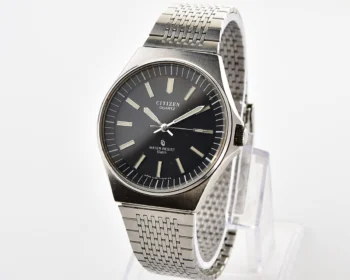 Vintage Citizen CQ Quartz stainless steel wristwatch from June 1978