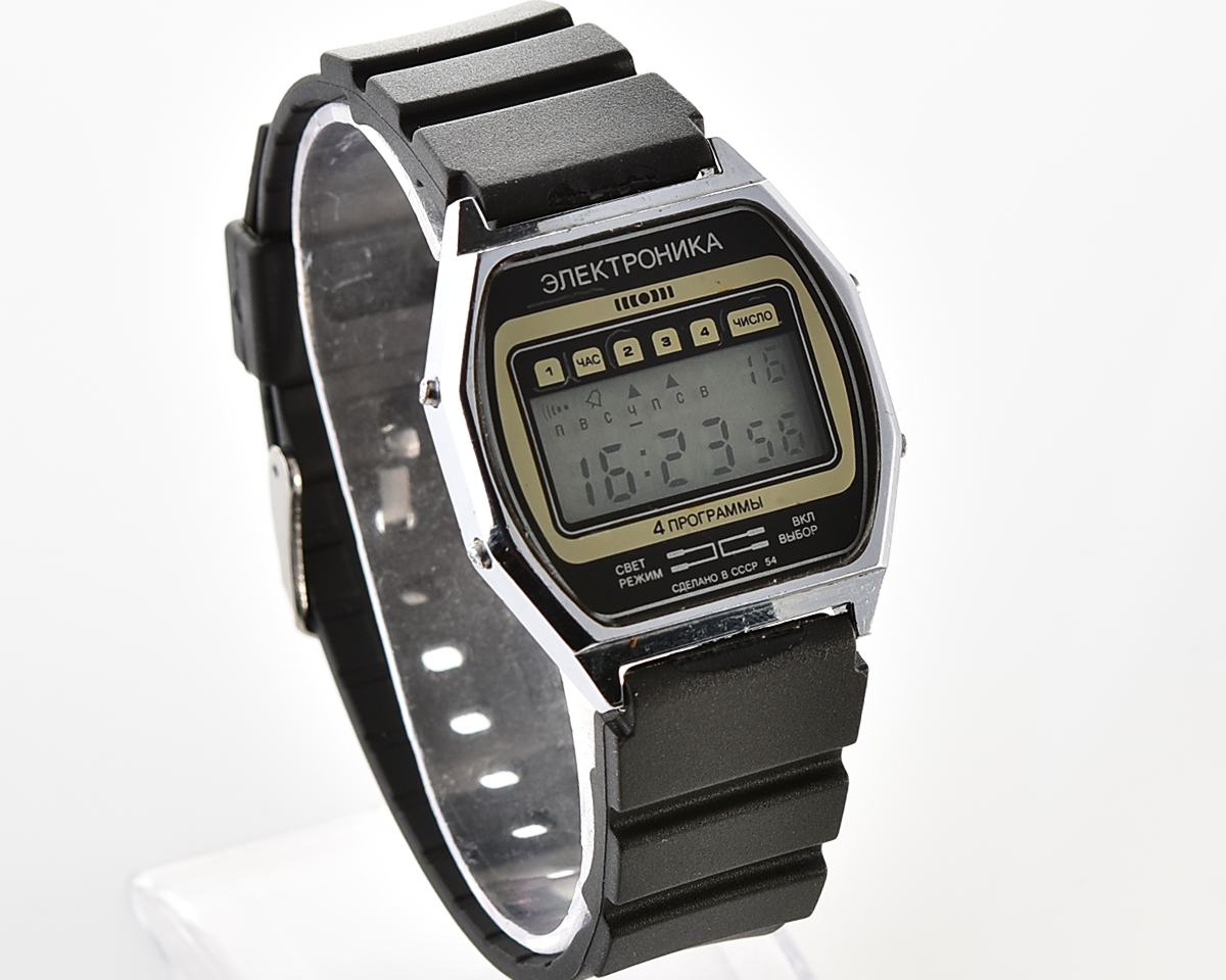 Vintage soviet USSR digital watch Electronika-54 - 4 alarms