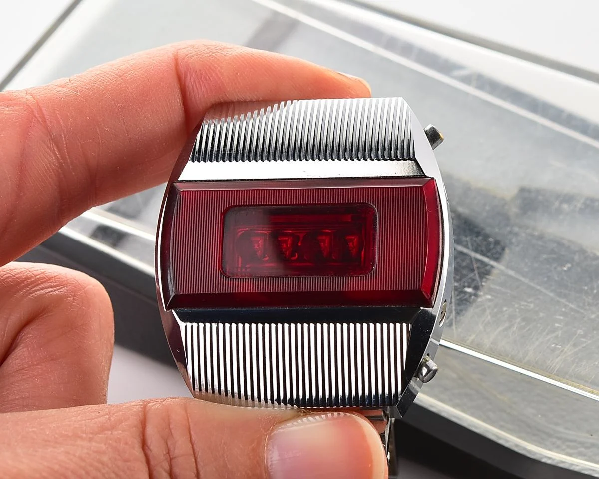 First Red LED Digital Vintage USSR Wrist Watch Electronika E-1 Pulsar!