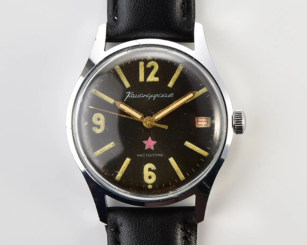 Excellent Soviet Vostok Komandirskie mechanical watch - Zakaz MO CCCP!