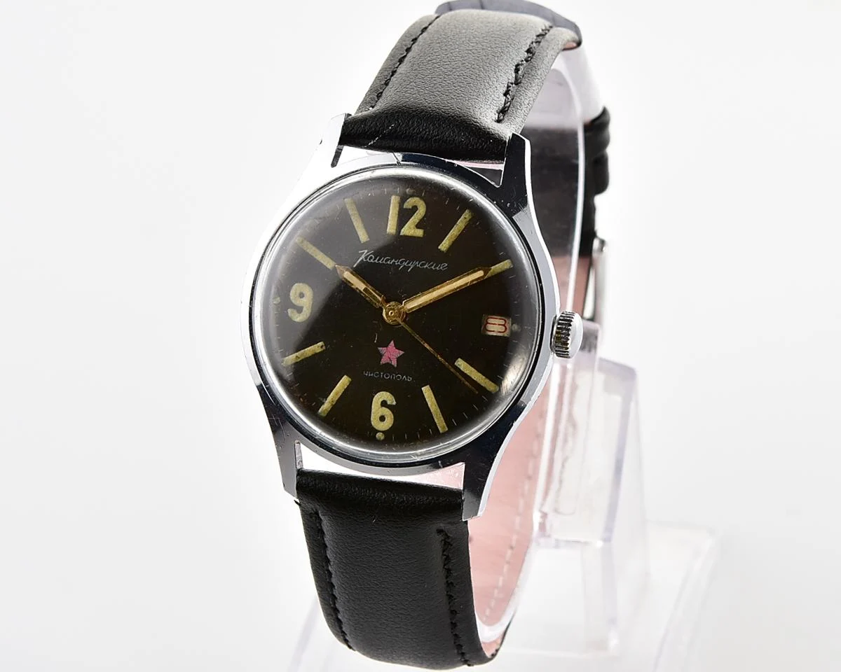 Excellent Soviet Vostok Komandirskie mechanical watch - Zakaz MO CCCP!