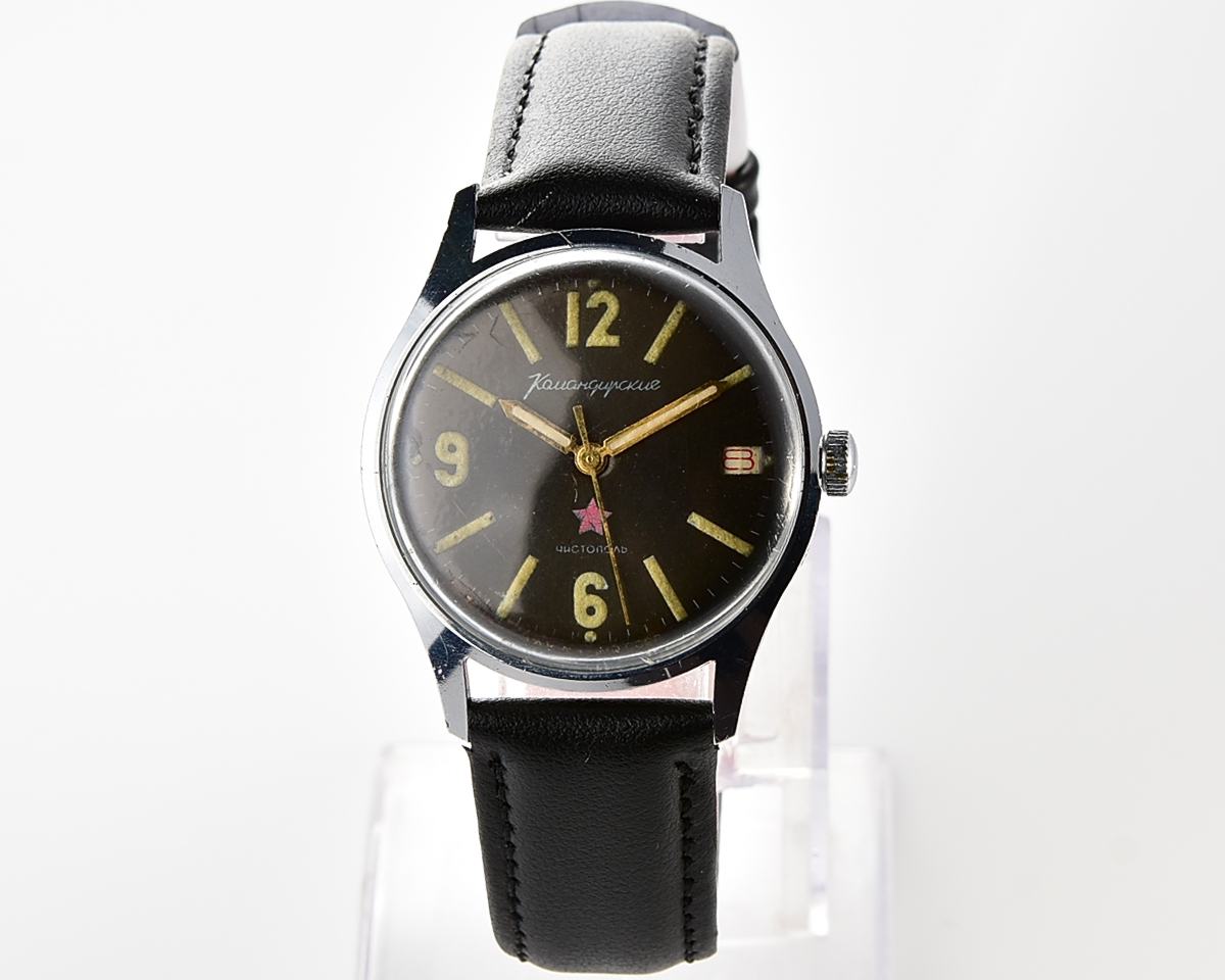 Excellent soviet Vostok Komandirskie mechanical watch - Zakaz MO CCCP!