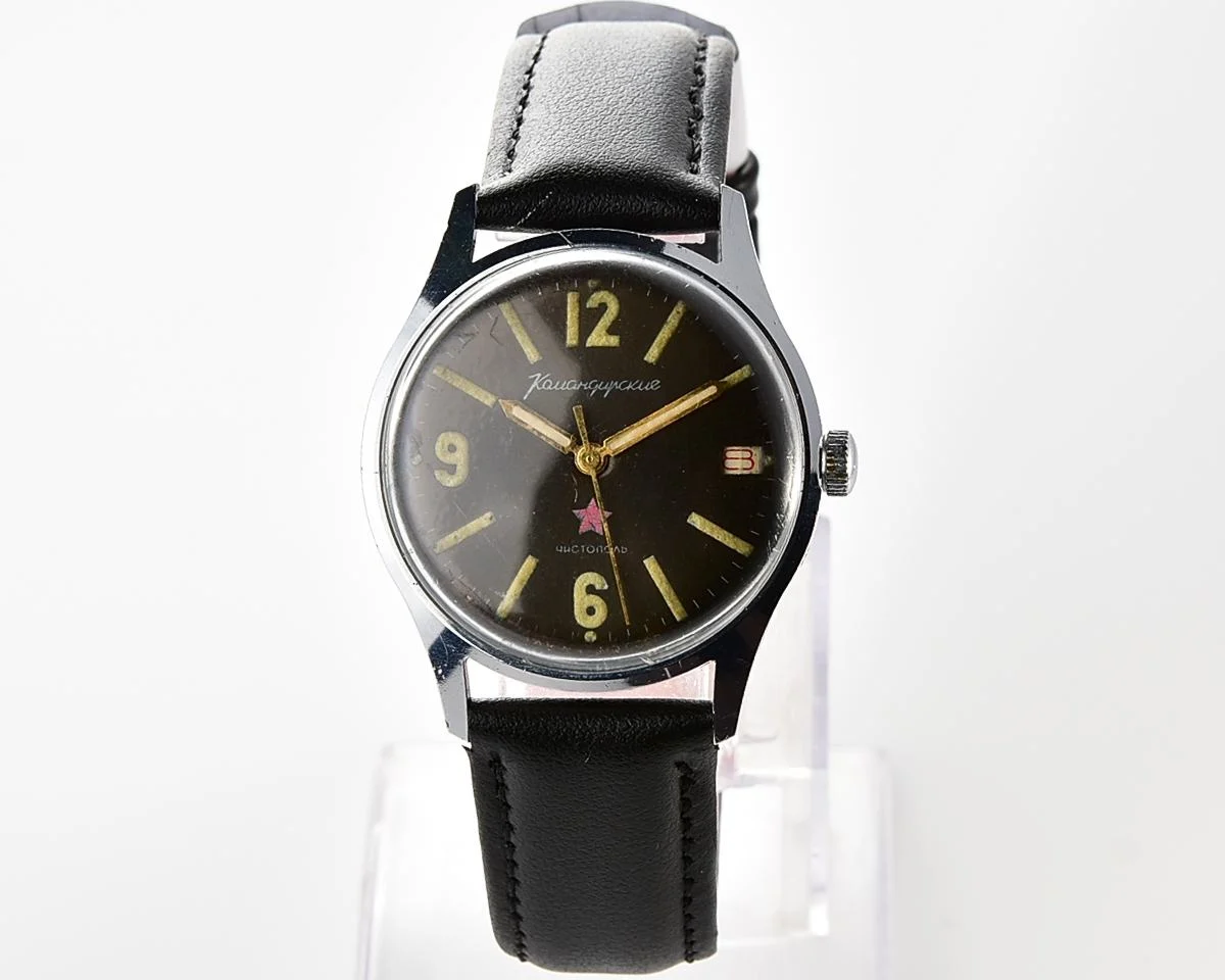 Excellent Soviet Vostok Komandirskie mechanical watch - Zakaz MO CCCP!