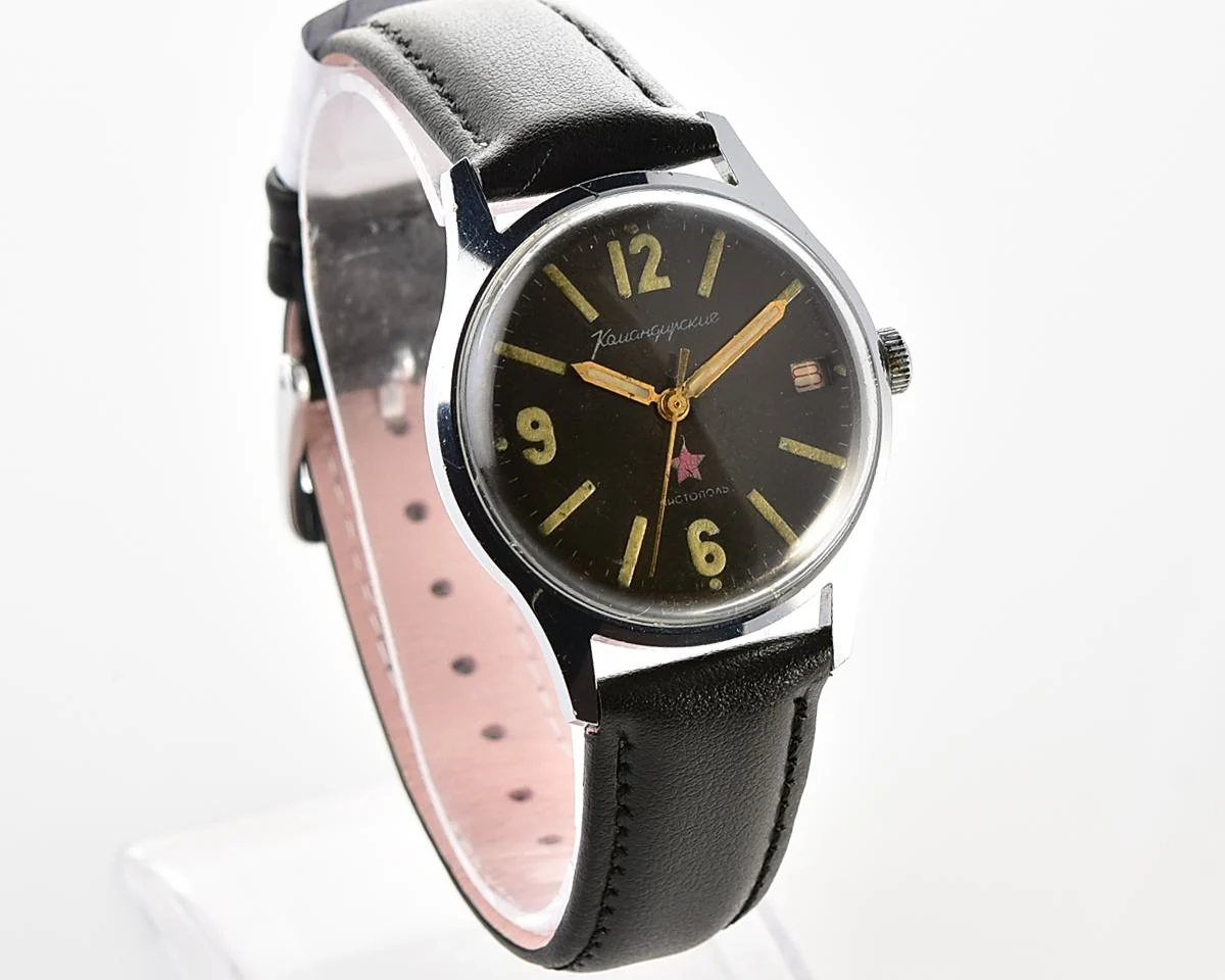 Excellent Soviet Vostok Komandirskie mechanical watch - Zakaz MO CCCP!