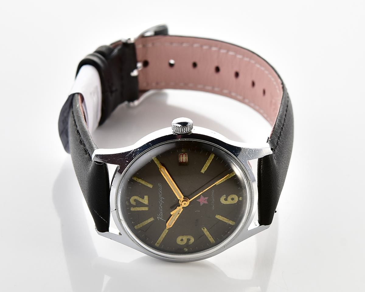 Excellent soviet Vostok Komandirskie mechanical watch - Zakaz MO CCCP!