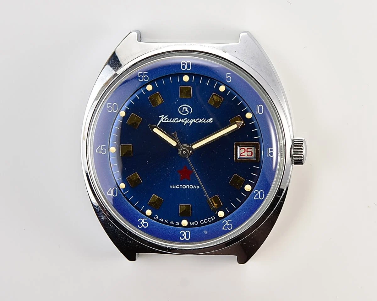 Time Capsule: Soviet Vostok Komandirskie mechanical watch, Zakaz MO CCCP, New Old Stock (NOS) from November 1983!
