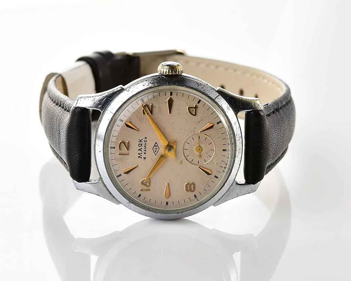 Vintage Soviet Mayak mechanical watch from 1950s