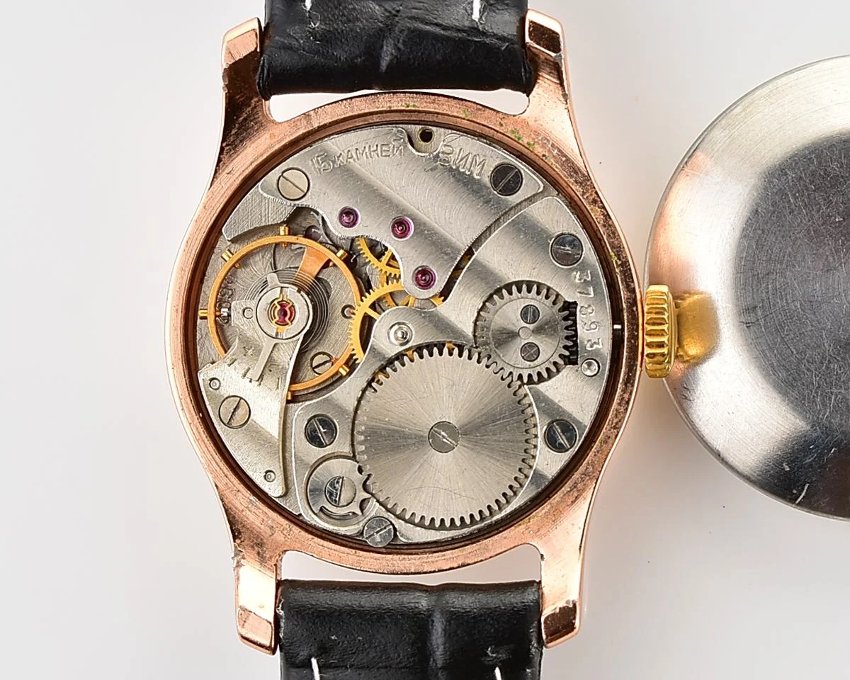 Excellent vintage Soviet mechanical watch Pobeda Zim from the 1950s