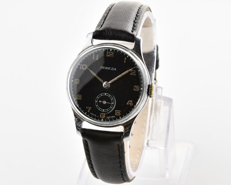 Excellent vintage soviet mechanical POBEDA, 1MChZ, 1st quarter of 1955!