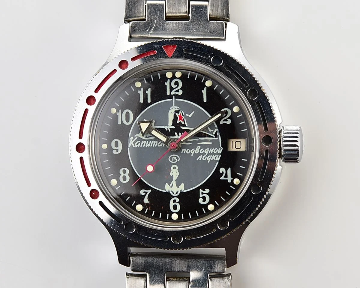 Vostok Amphibia with automatic self winding movement – Submarine captain!