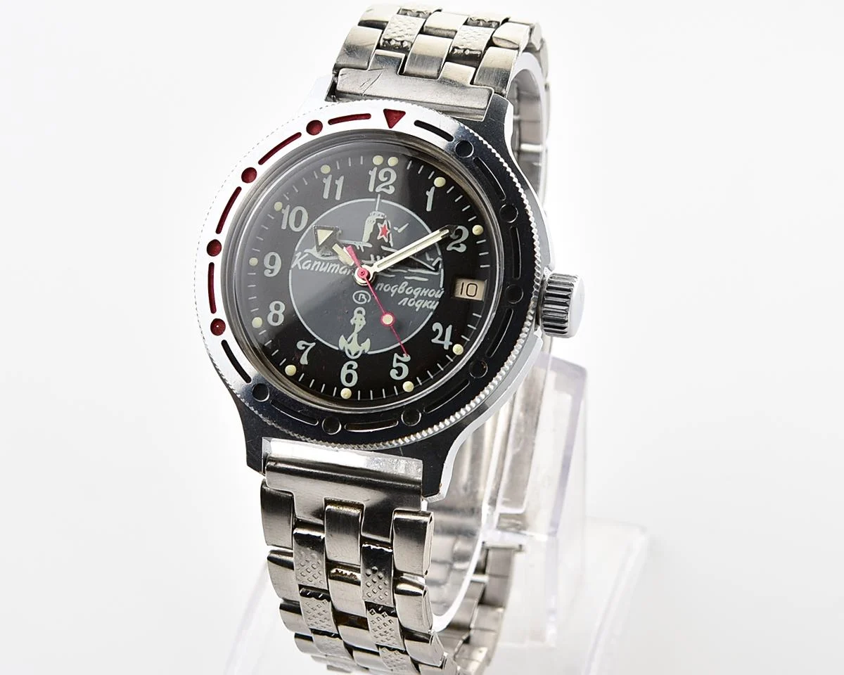 Vostok Amphibia with automatic self winding movement – Submarine captain!