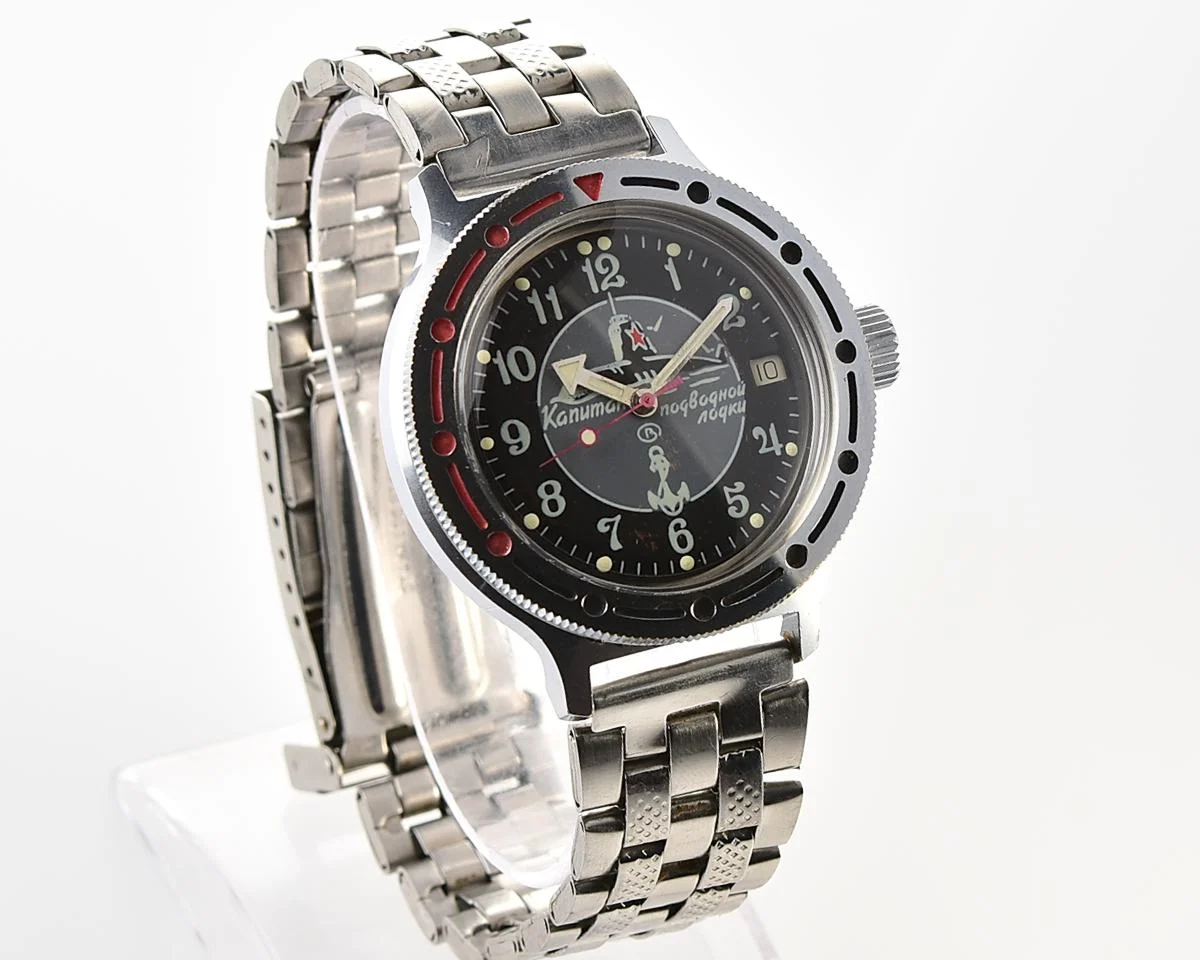 Vostok Amphibia with automatic self winding movement – Submarine captain!