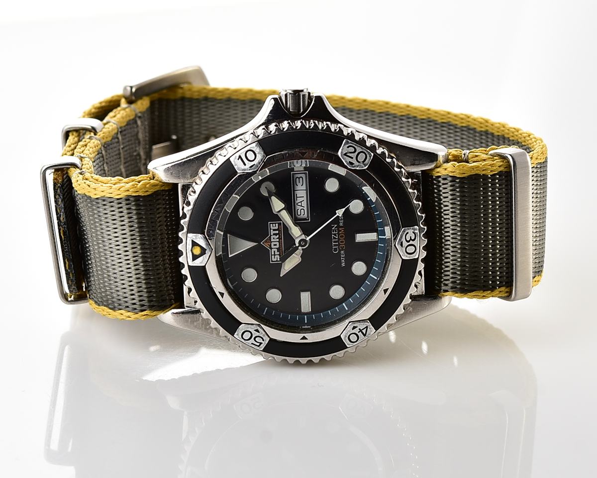 Vintage Citizen "Sporte" Embracing Nature 300M Diver watch