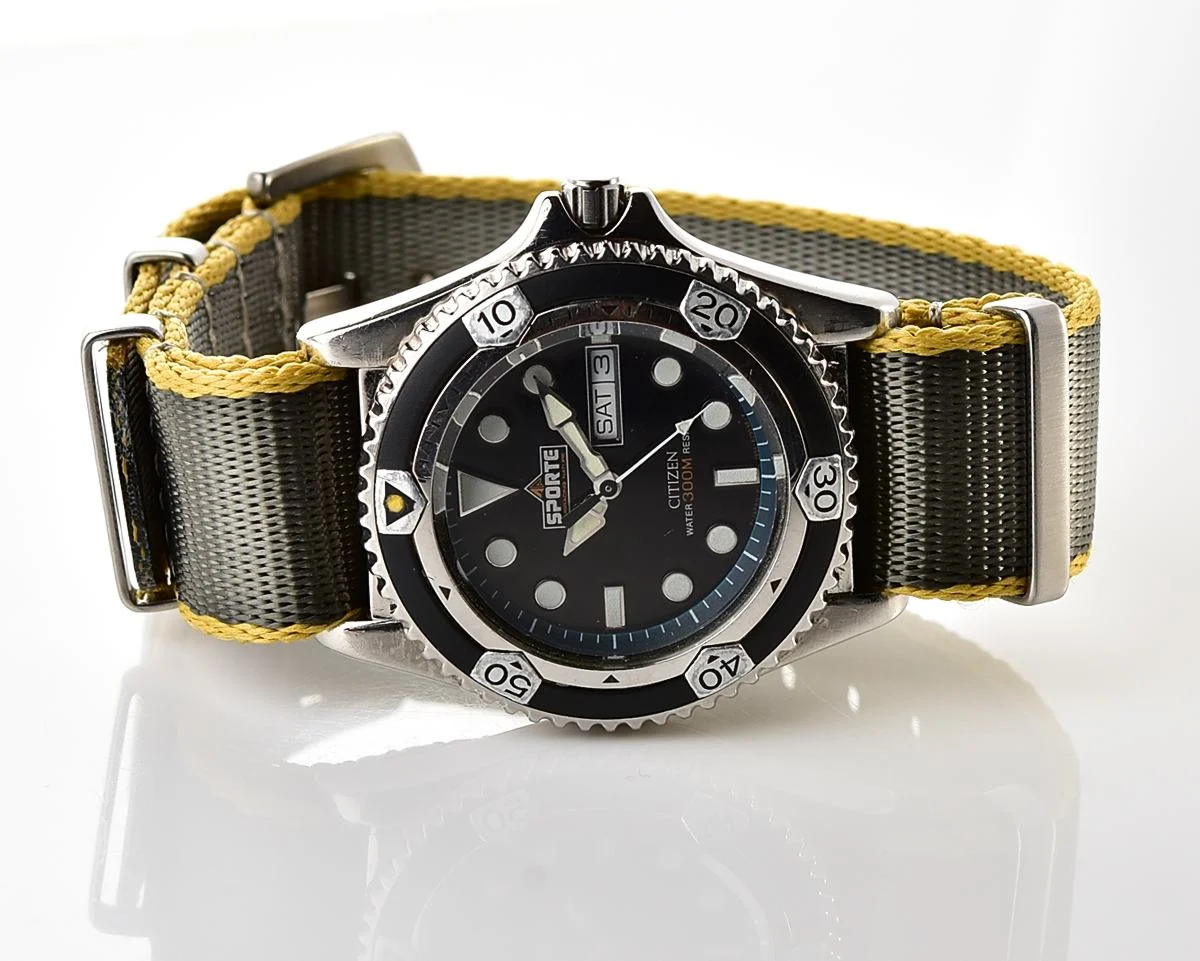 Vintage Citizen "Sporte" Embracing Nature 300M Diver watch