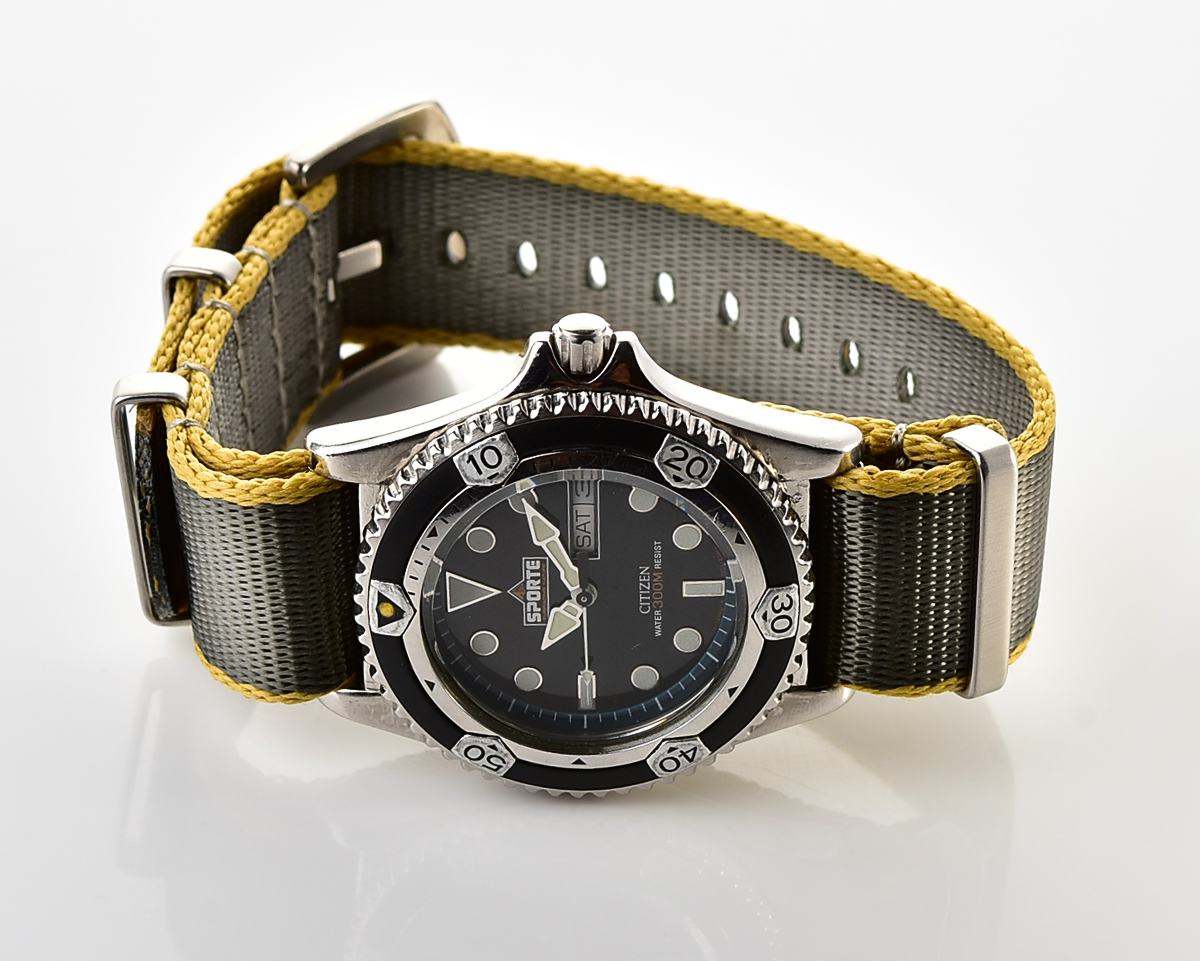 Vintage Citizen "Sporte" Embracing Nature 300M Diver watch