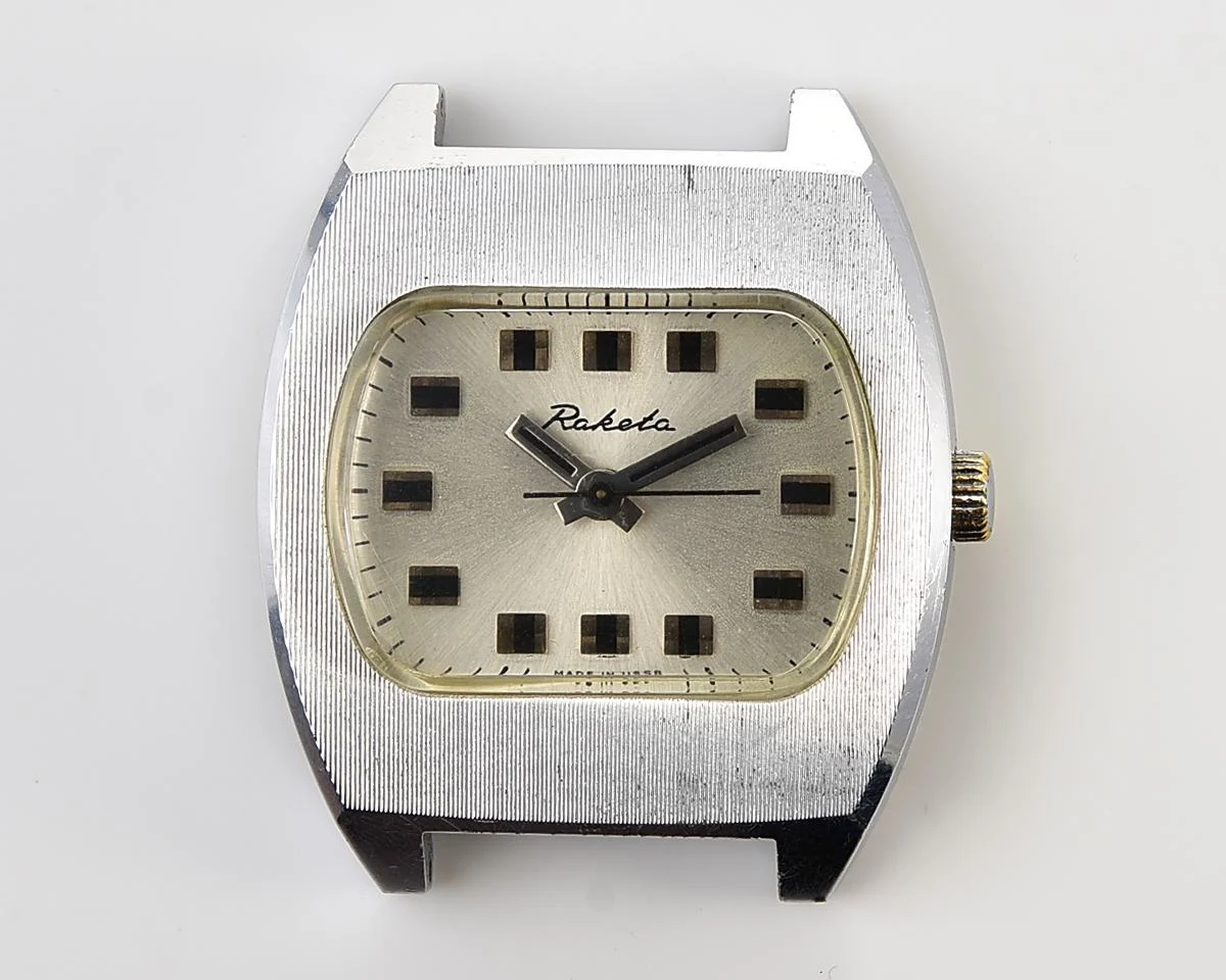 Vintage Soviet Raketa mechanical wristwatch
