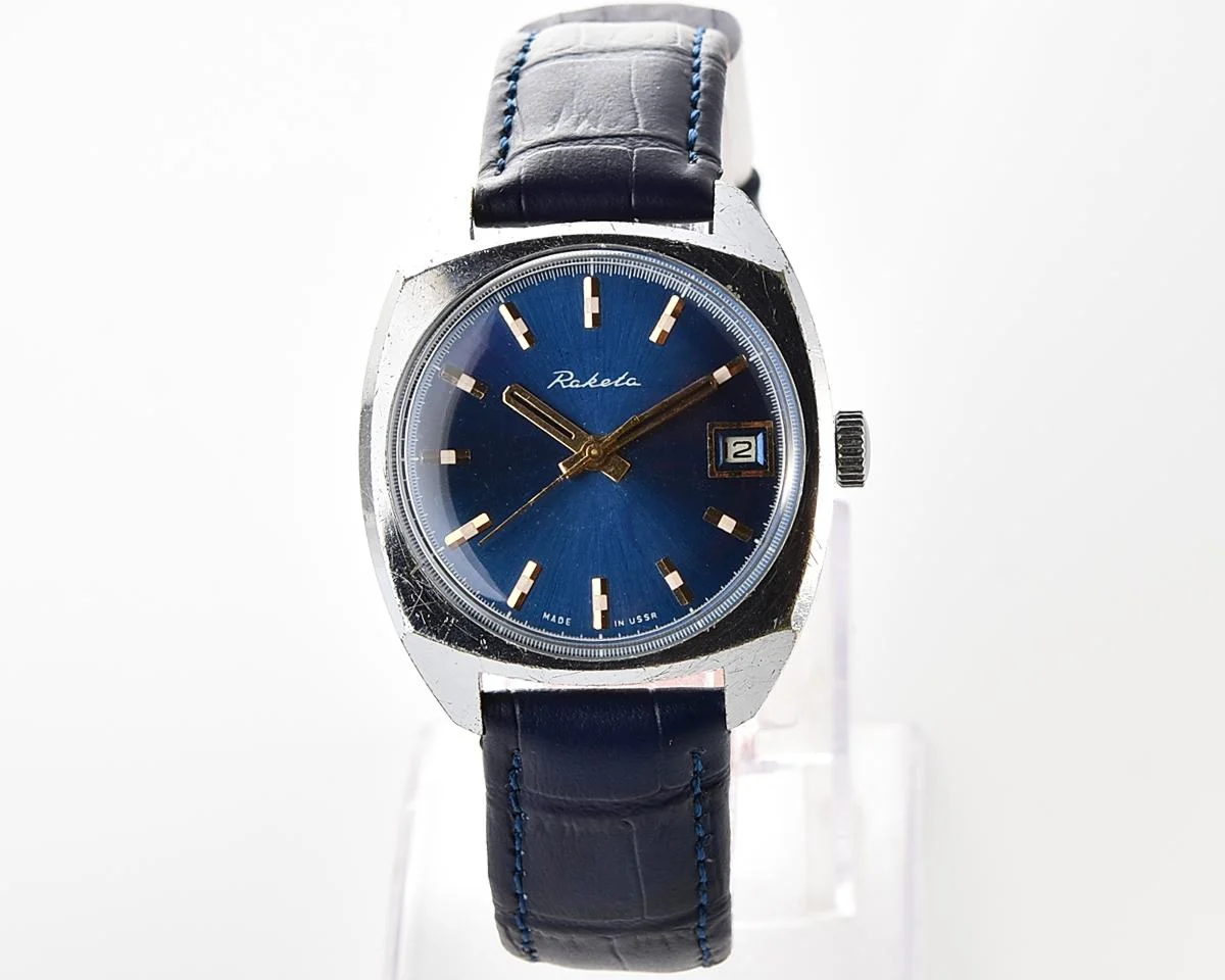 Soviet Raketa vintage mechanical watch