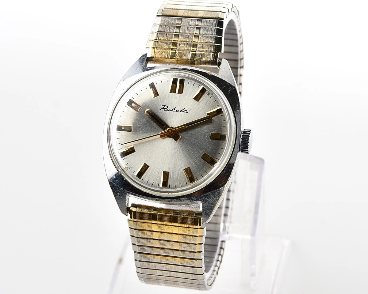 Vintage Soviet Raketa mechanical wristwatch