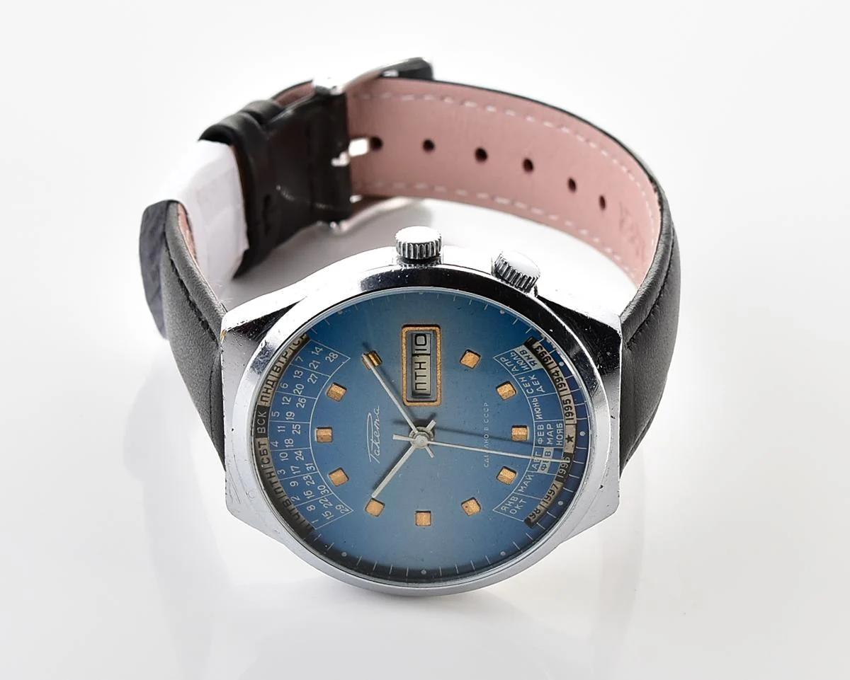 Soviet Raketa perpetual calendar watch