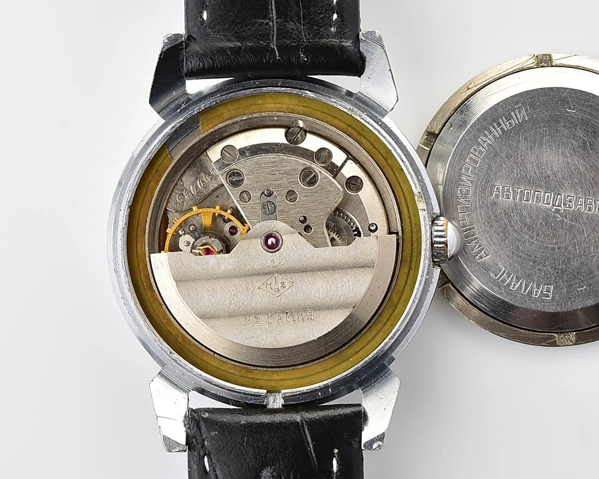 Excellent Soviet Rodina vintage mechanical watch with automatic self-winding movement