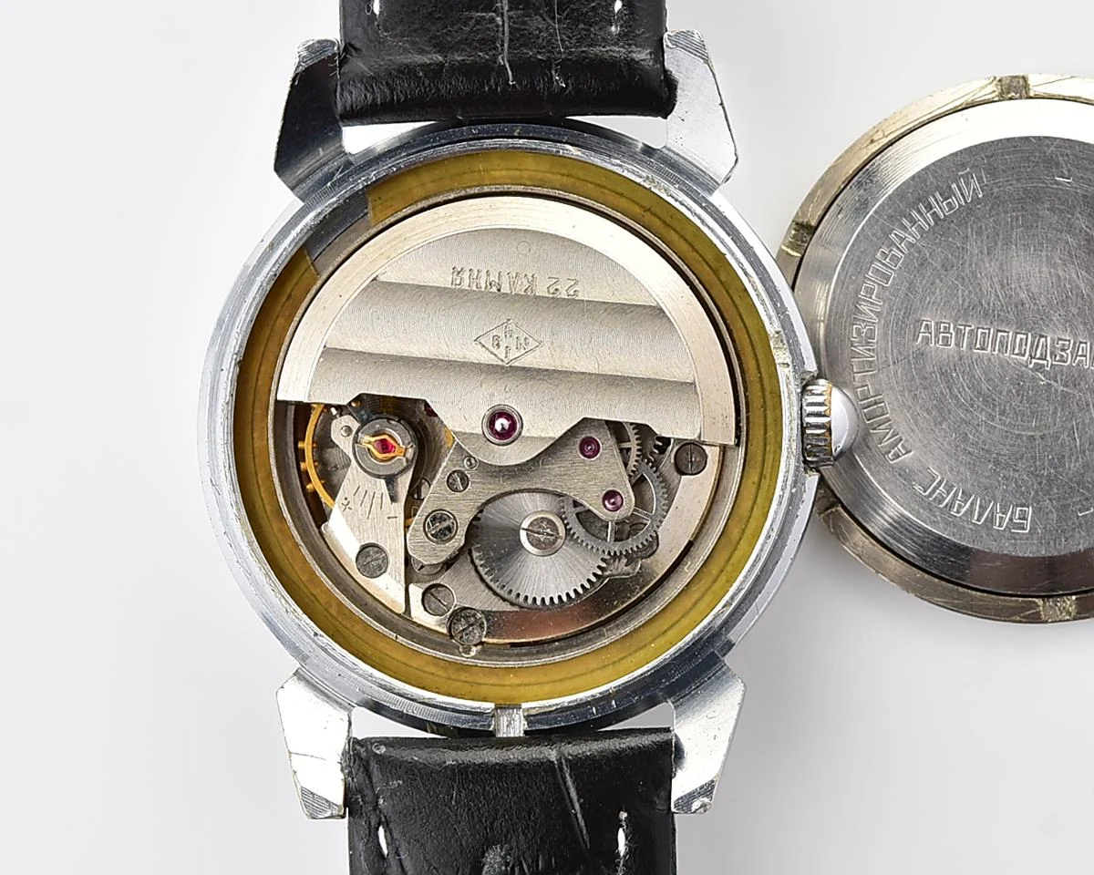 Excellent Soviet Rodina vintage mechanical watch with automatic self-winding movement